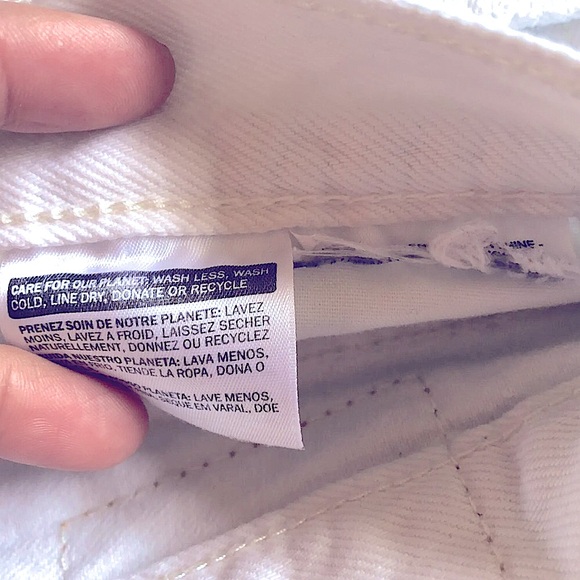 Levi’s 501 Distressed Jeans Womens Size 30 Original White - Picture 10 of 10